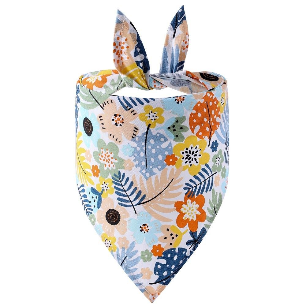 Pet Triangle Scarf – Cute Cotton Bandana with Snap Closure for Dogs and Cats pet triangle scarf (7)