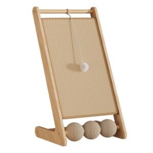 cat scratch board with cat toy (4)