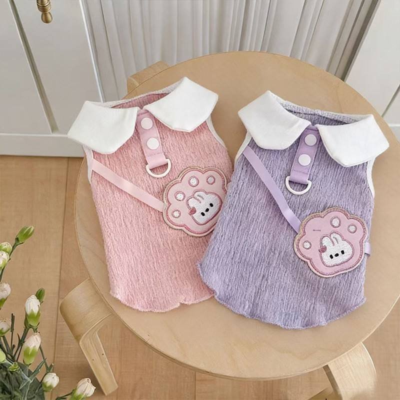 Princess Dog Dress – Cute Floral Pet Skirt for Small Dogs cute dog dress (3)