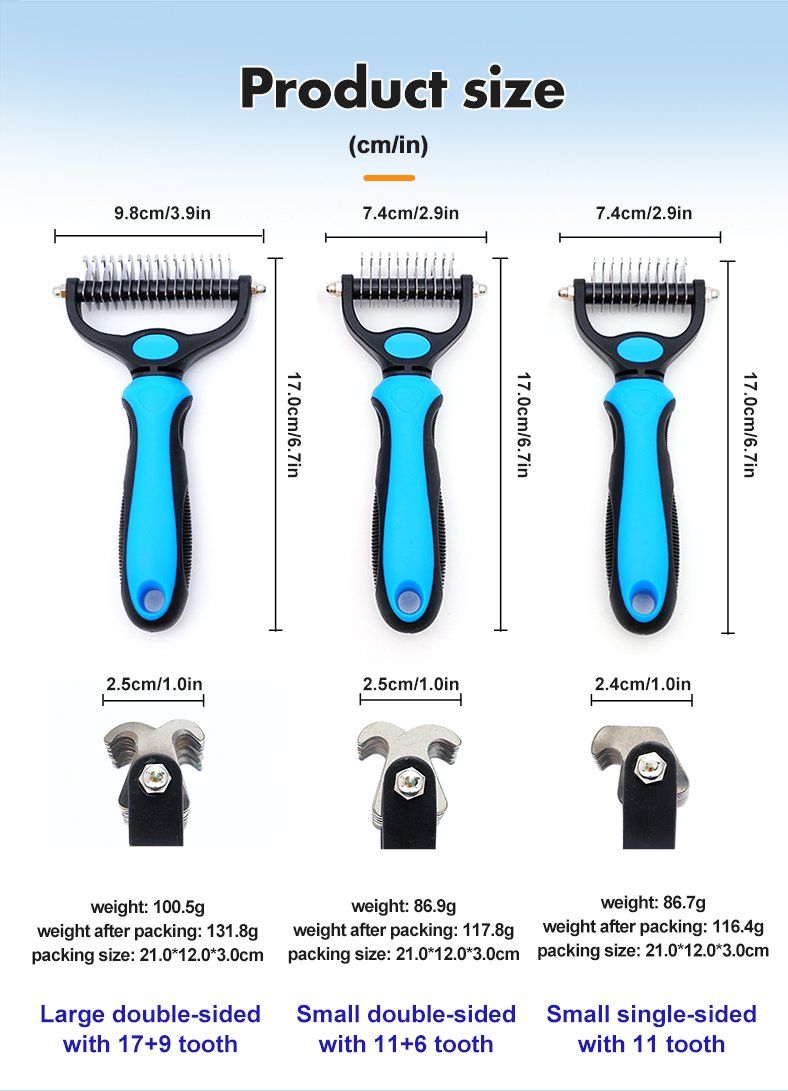 pet deshedding brush wholesale (1)