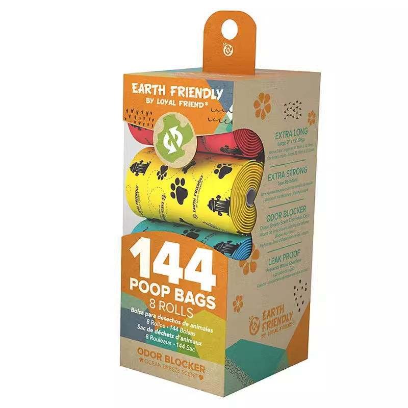 Earth Friendly Dog Poop Bags , Leak-Proof, Odor Blocker with Ocean Tree Scent recycle poop bag with dispenser.jpg (3)