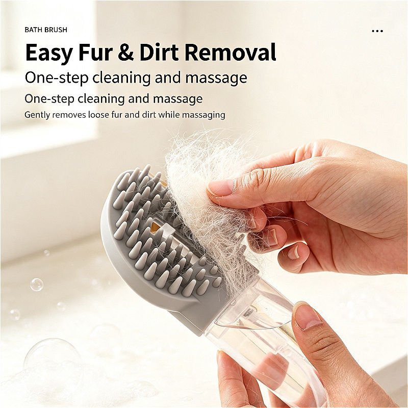 grooming brush with soap dispenser (7)