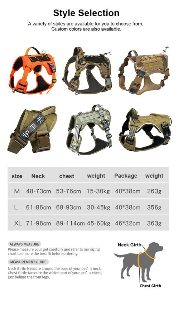 led reflective dog harness (4)
