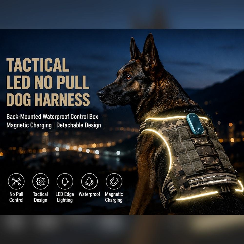 led reflective dog harness (5)