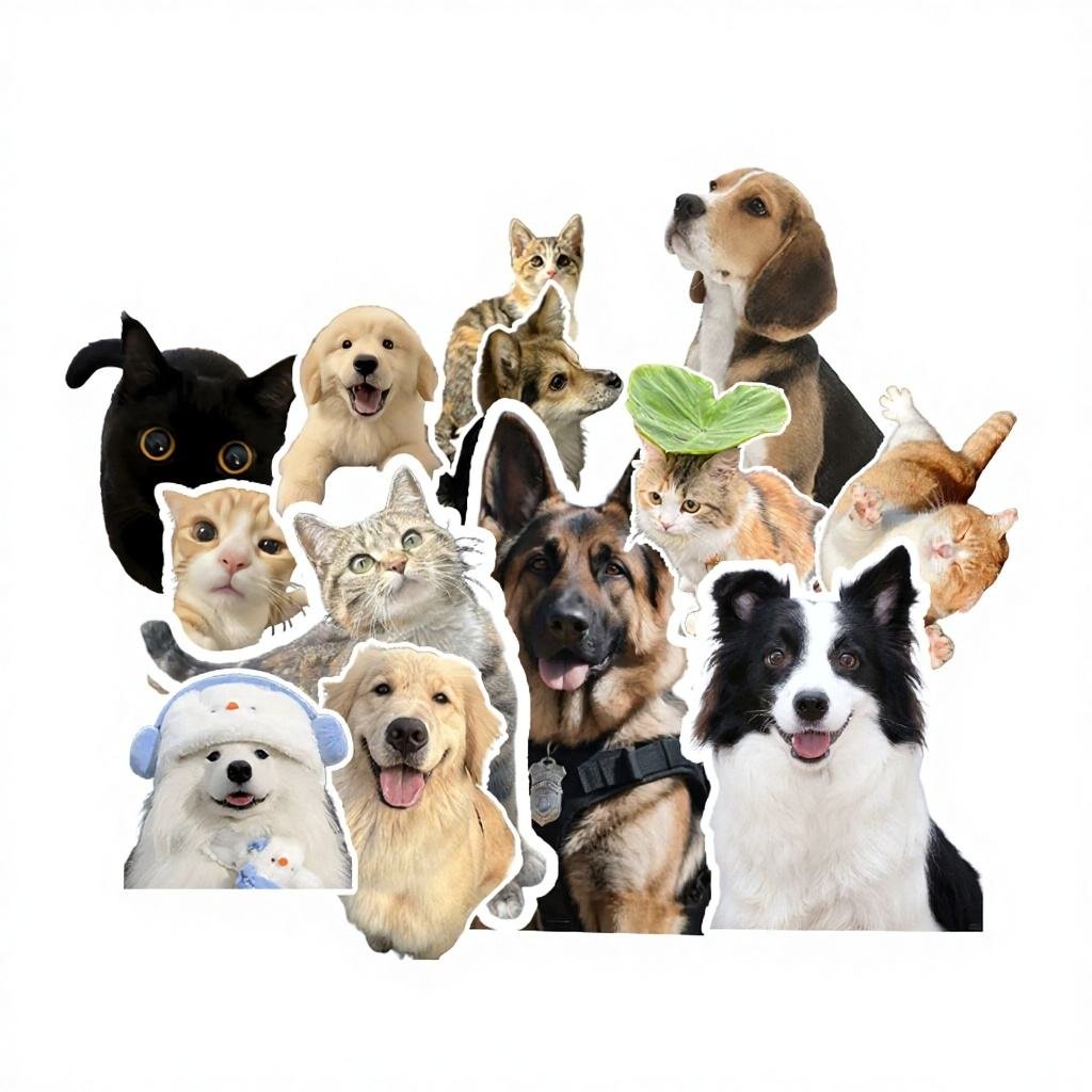 customi dog die cut sticker (1)