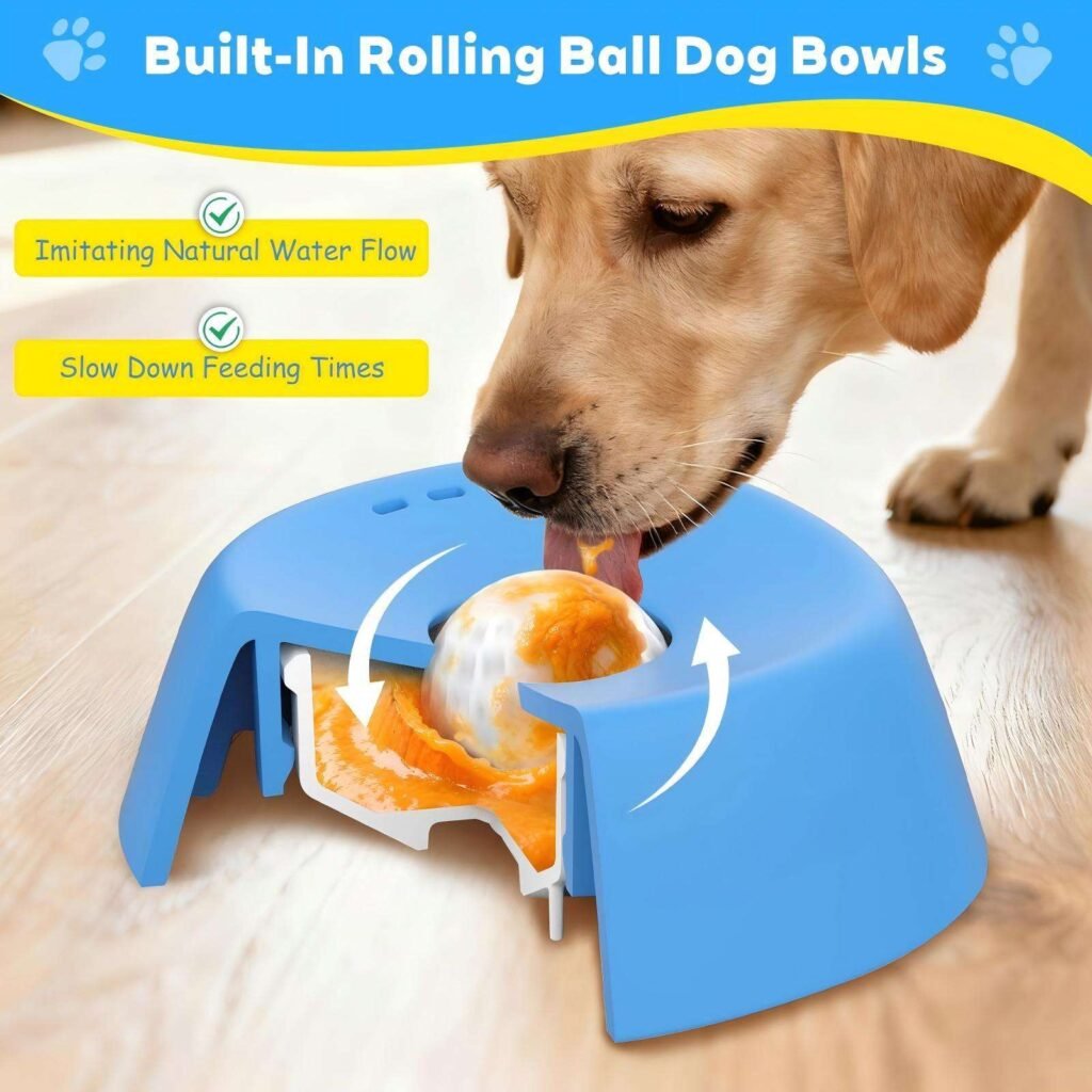 dog interactive ball with slow feeder (2)