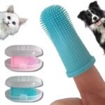 Soft silicone dog toothbrush