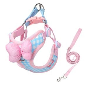 pet bowknot harness (2)